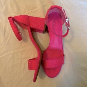 Hot pink heels